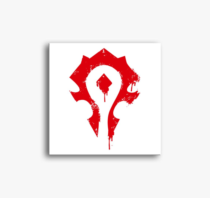 Warcraft Horde Symbol vászonkép