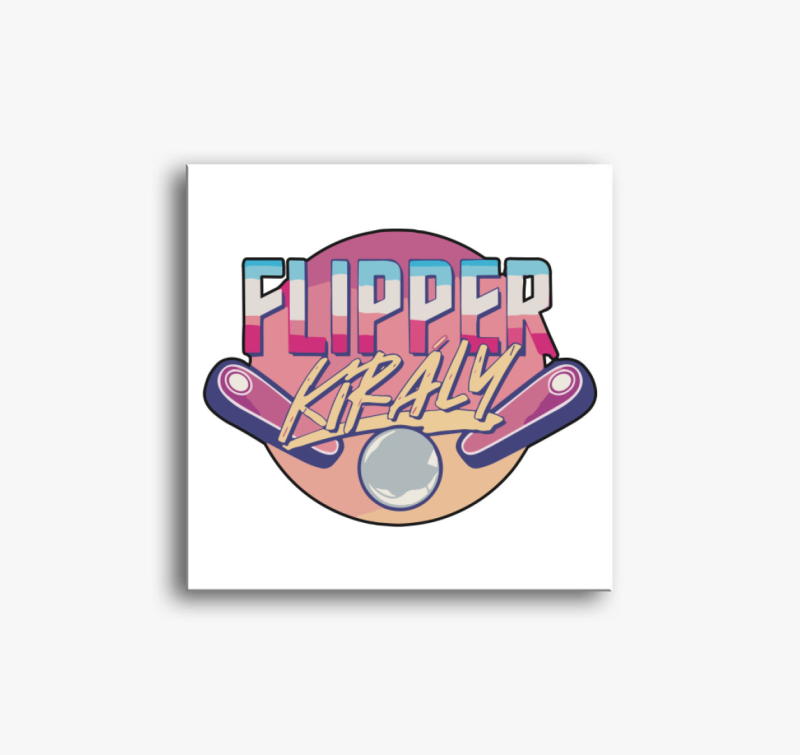 Flipper király vászonkép