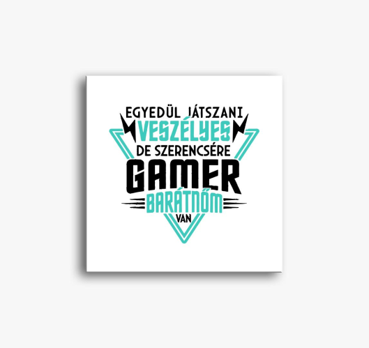 Egyedül játszani veszélyes fér...