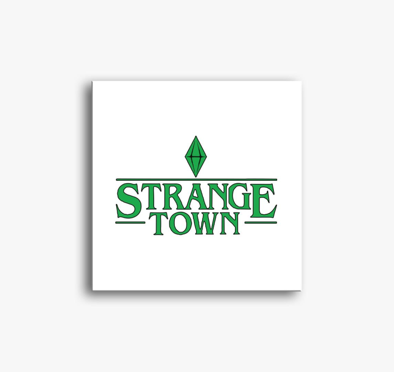 Sims Strange Town vászonkép