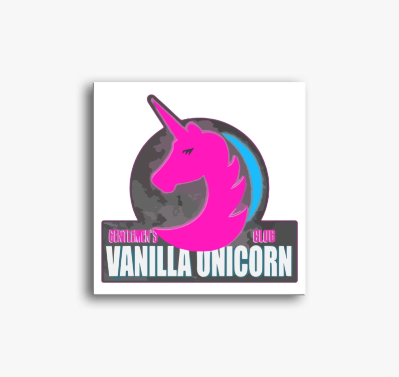 Vanilla unicorn vászonkép