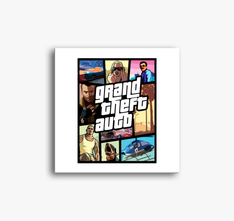 GTA poszter vászonkép