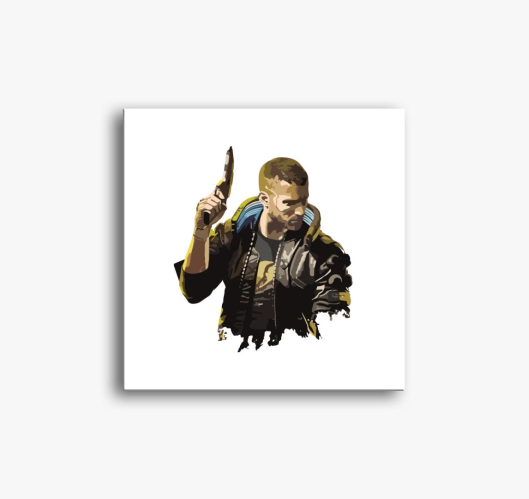 Cyberpunk character vászonkép...
