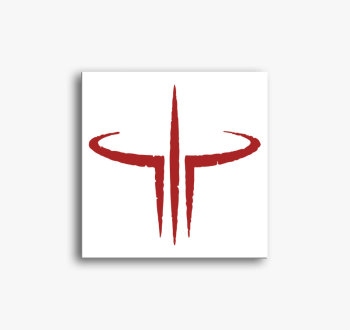 Quake 3 logo vászonk