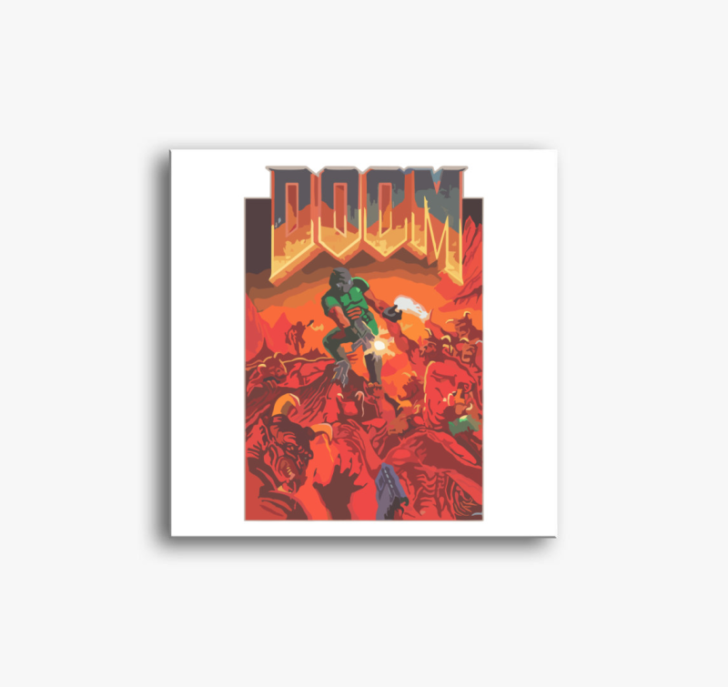 Doom plakát vászonkép