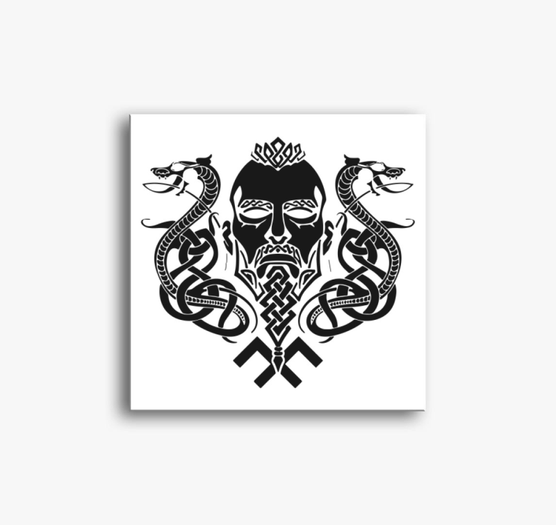 Valhalla viking vászonkép