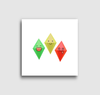 Sims plumbobs vászonkép