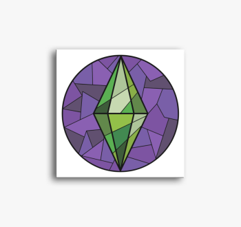 Sims logo vászonkép