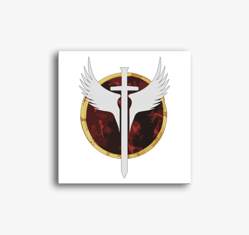 Sword with wings vászonkép