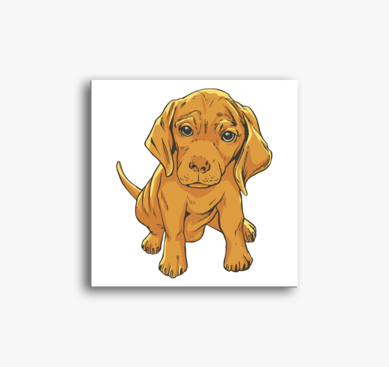 Aranyos kutyus vászonkép