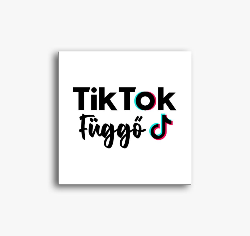TikTok függő vászonkép