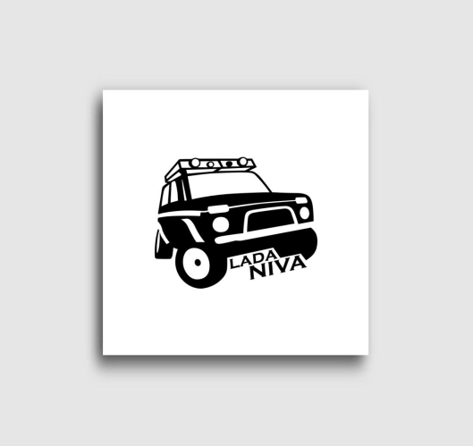 Lada Niva vászonkép