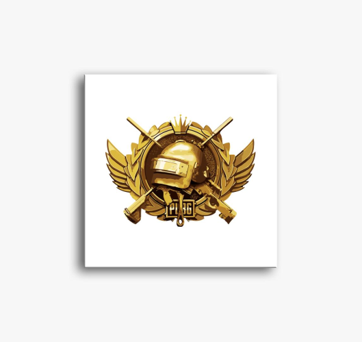 PUBG jelvény vászonkép