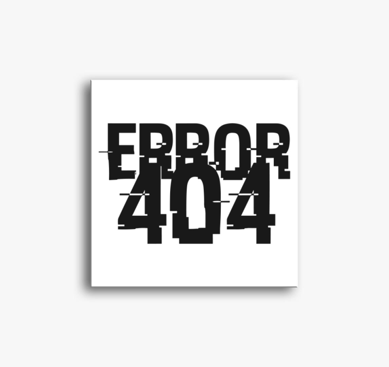 Error 404 vászonkép