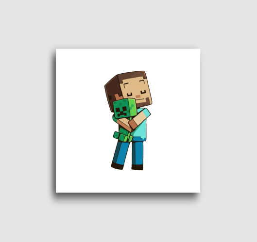 Minecraft Hug vászonkép