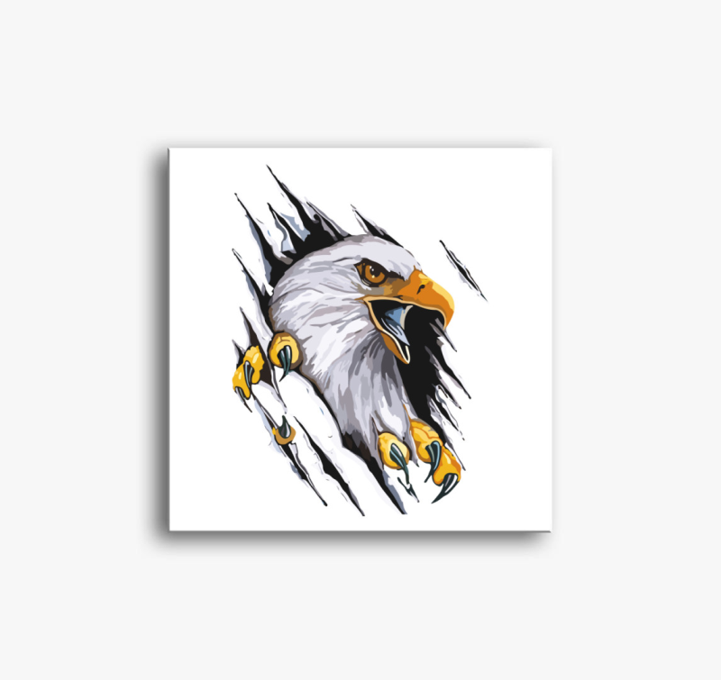 Repedezett sas vászonkép