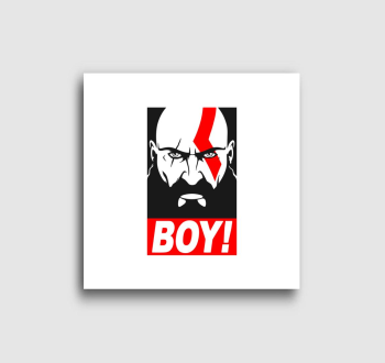 God of war BOY feliratú vászonkép