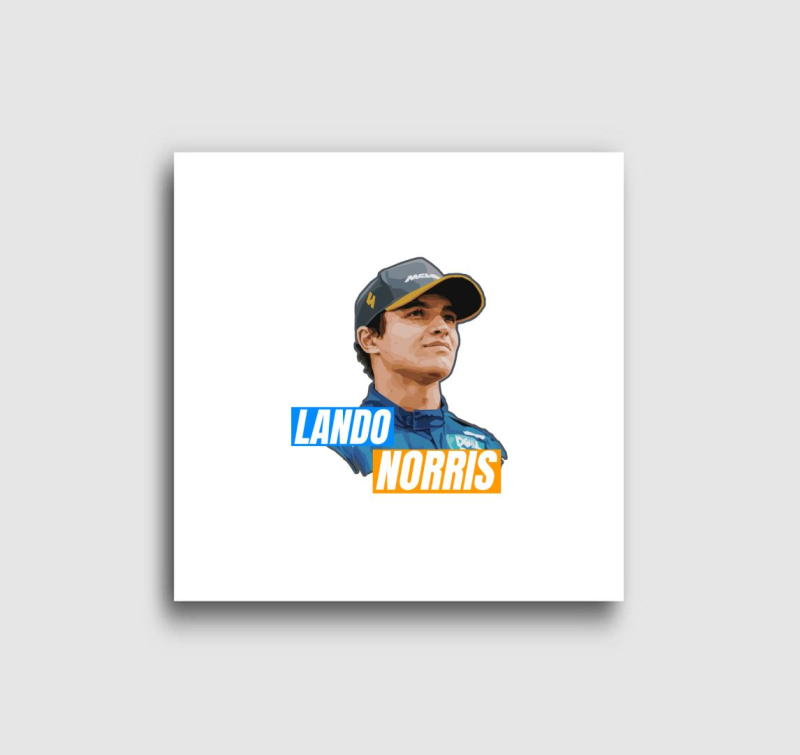 Lando Norris Forma 1 vászonkép