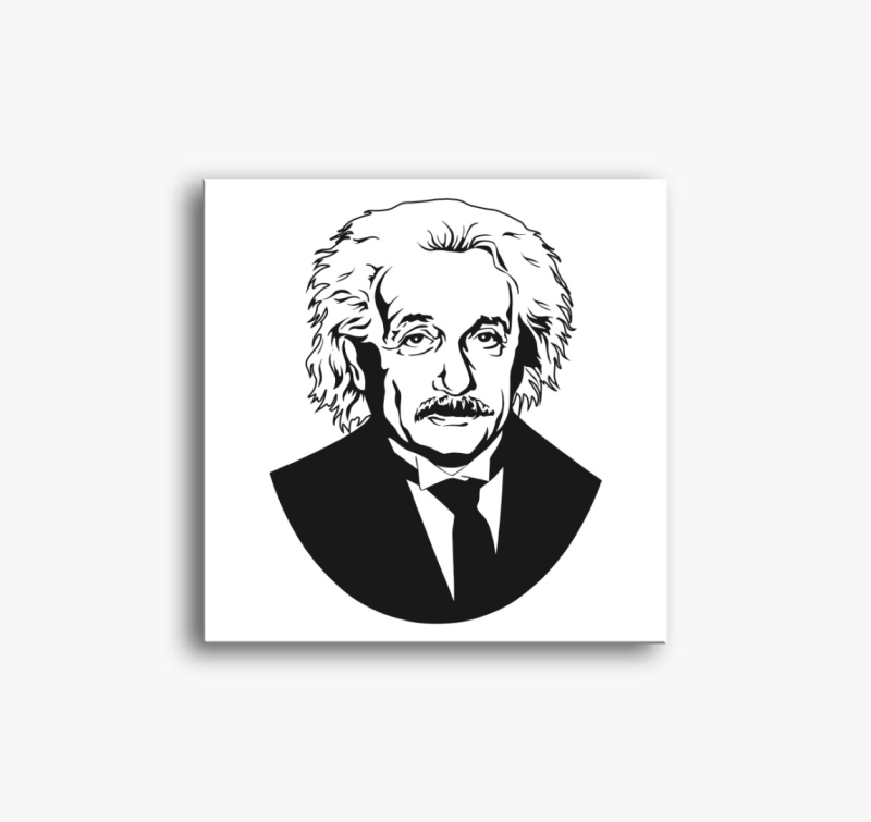 Einstein vászonkép