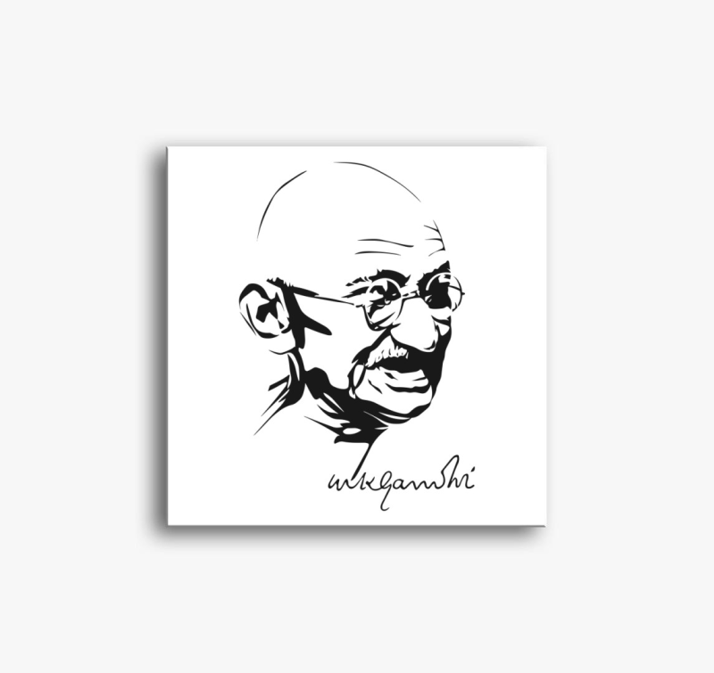 Gandhi vászonkép