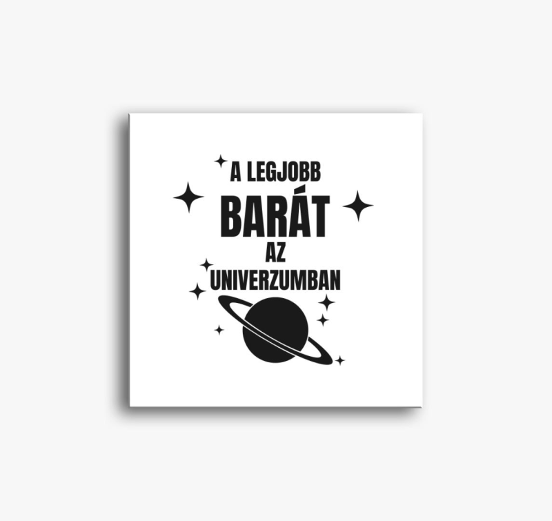 A legjobb barát az univerzumban páros vászonkép