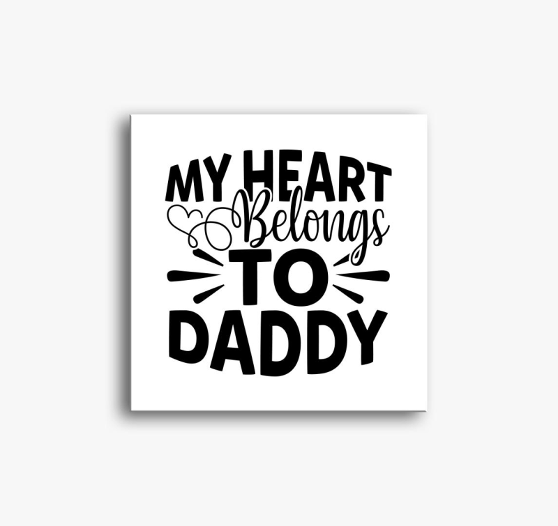 Heart Daddy vászonkép