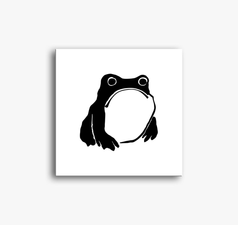Sad frog vászonkép