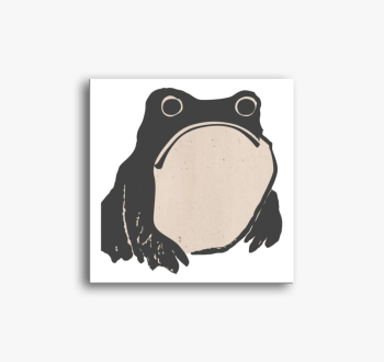 Sad frog vintage vás