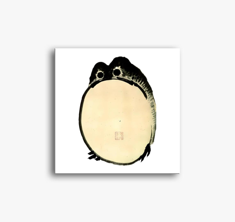 Matsumoto vintage frog vászonkép