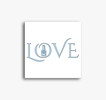 Love blueberry nails vászonkép