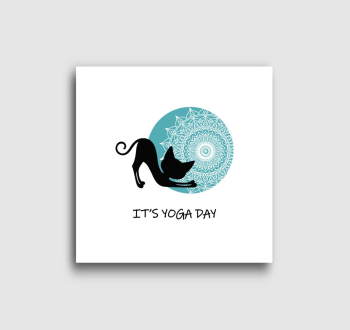 it is yoga day vászonkép