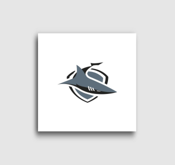 Cápa logó vászonkép