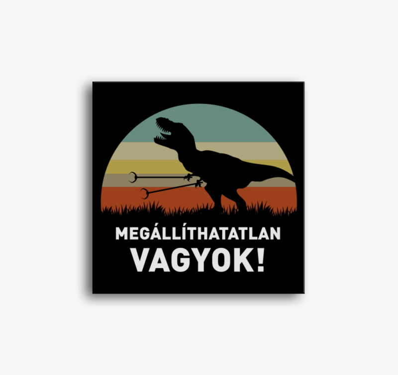 T-rex a megállíthatalan vicces vászonkép