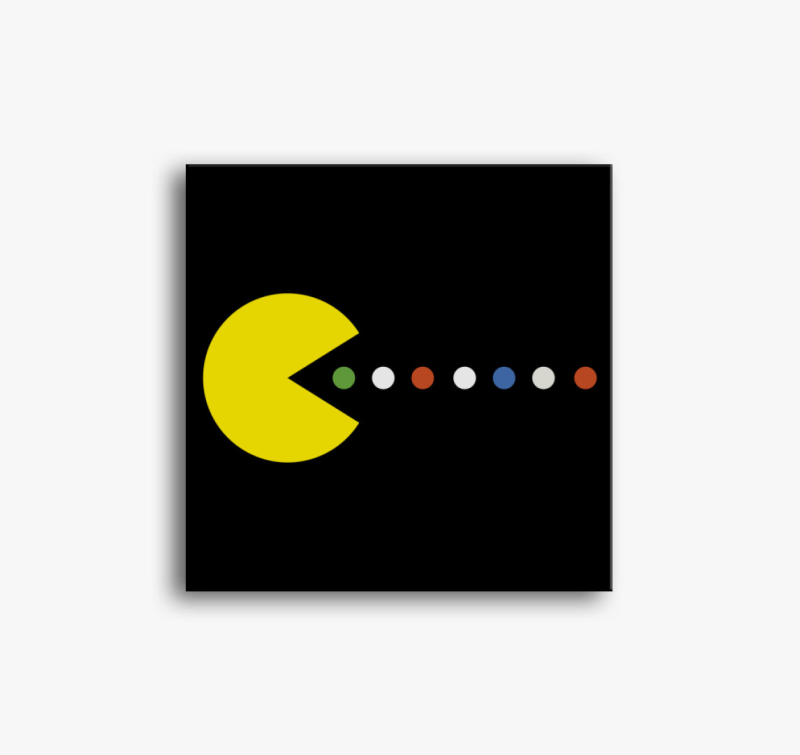 Pack man vászonkép