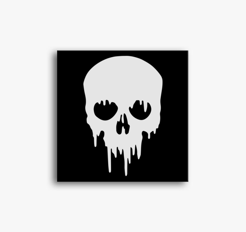 Koponya Zombi vászonkép