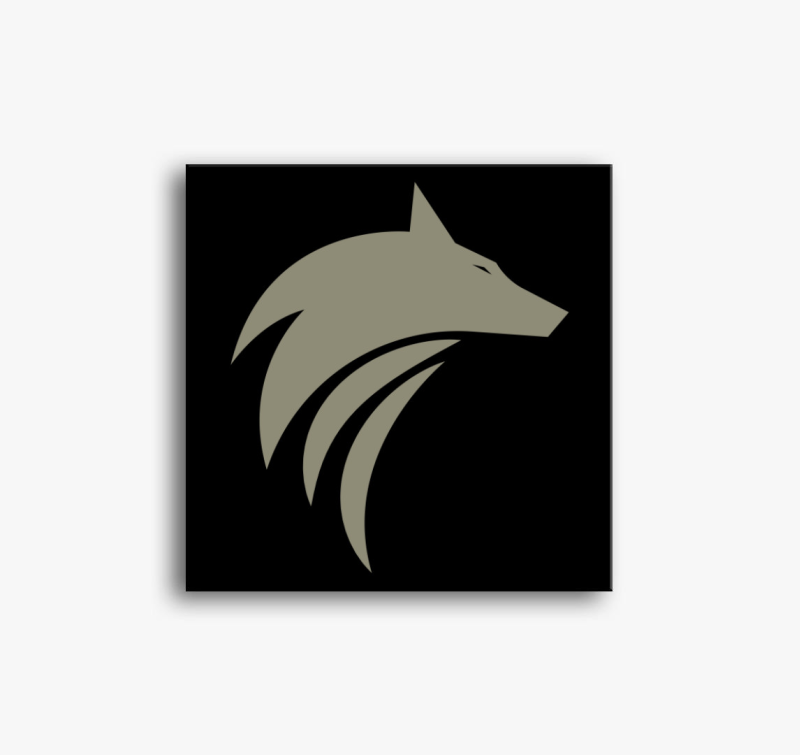 Farkas logó design divat vászonkép
