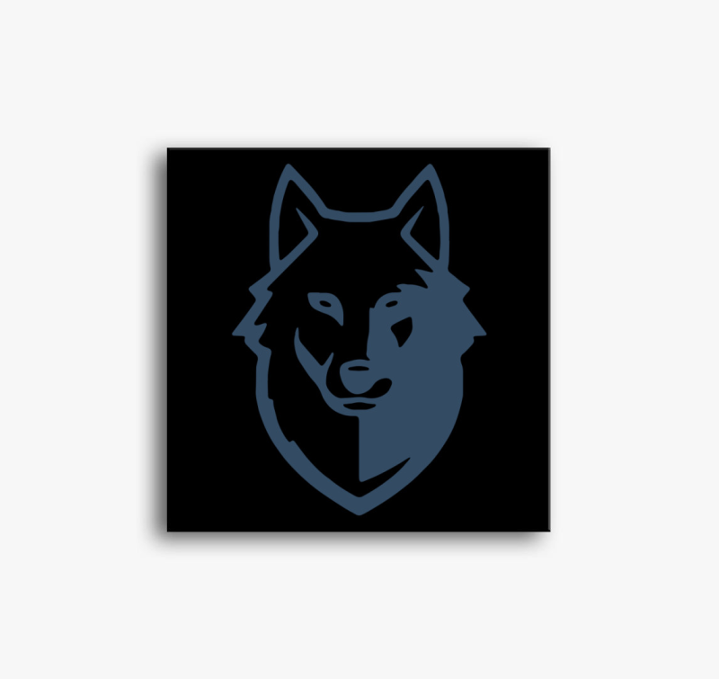 Farkas fej design divat vászonkép