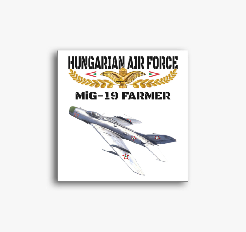 Aranysas MiG-19 vászonkép