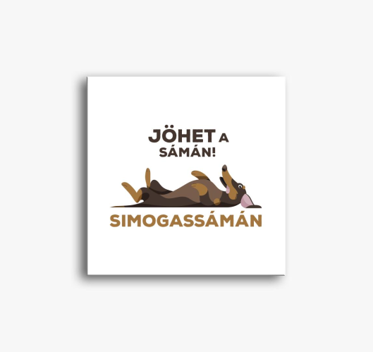 Tacskós sámán vászonkép