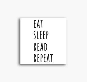 Eat Sleep Read vászo