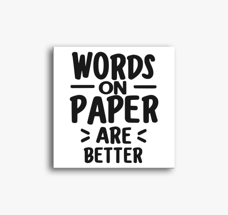 Paper better vászonkép