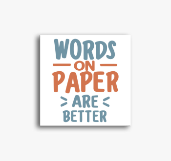 Paper books vászonké