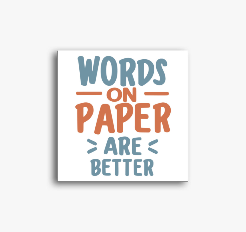 Paper books vászonkép