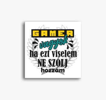 Gamer vagyok vászonk