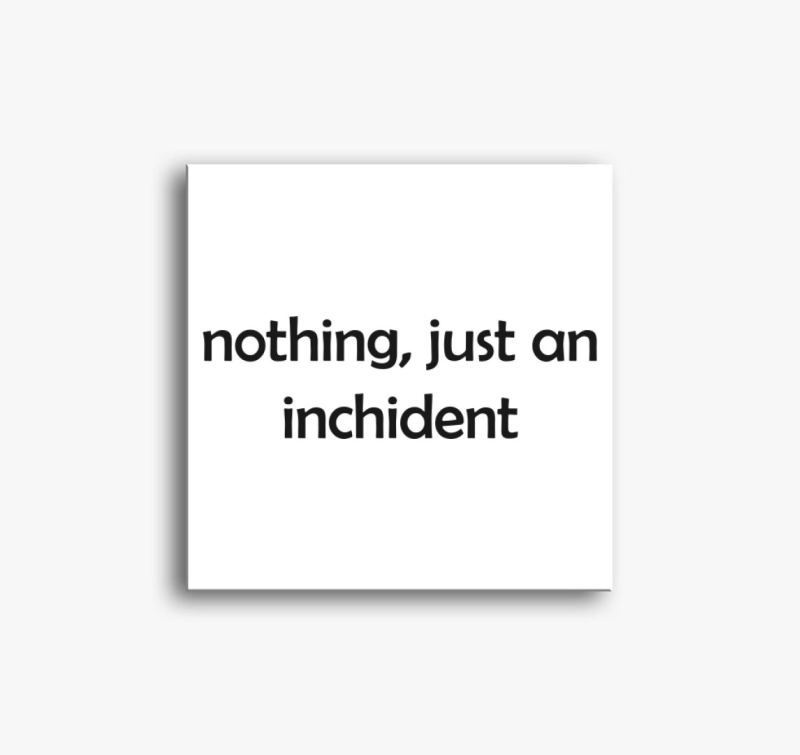 Inchident vászonkép