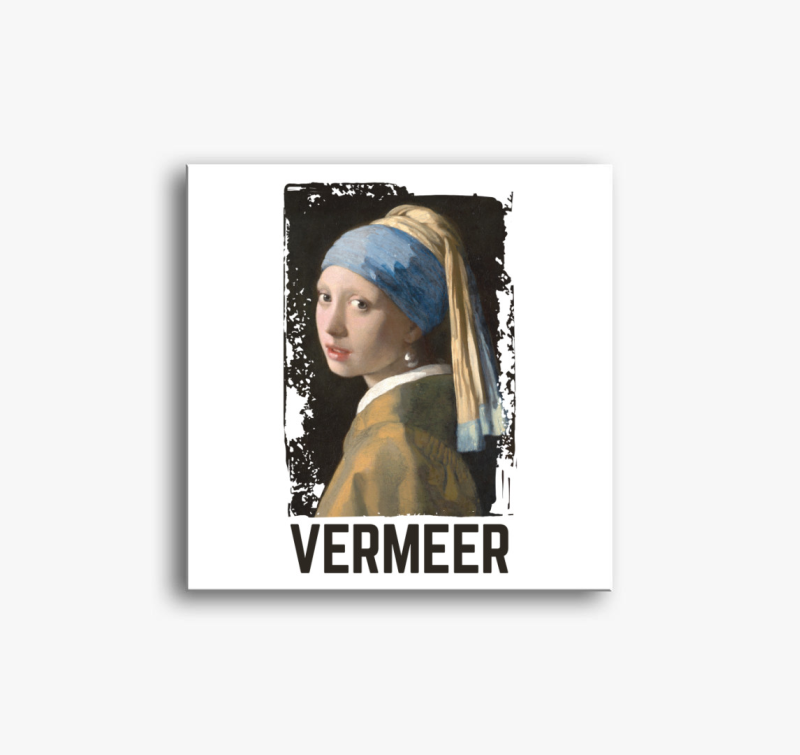 Vermeer Lány gyöngy fülbevalóval vászonkép