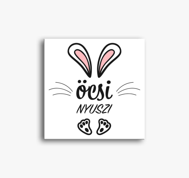 Nyuszicsalád öcsi nyuszi vászonkép