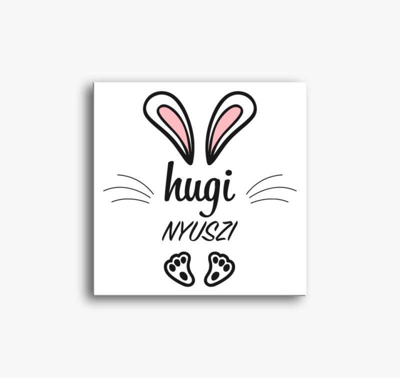 Nyuszicsalád hugi nyuszi vászonkép