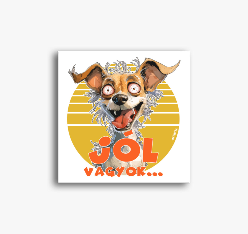 Csivava kutya vászonkép
