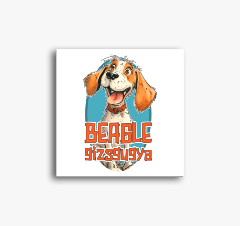 Beagle gizsgugya vászonkép